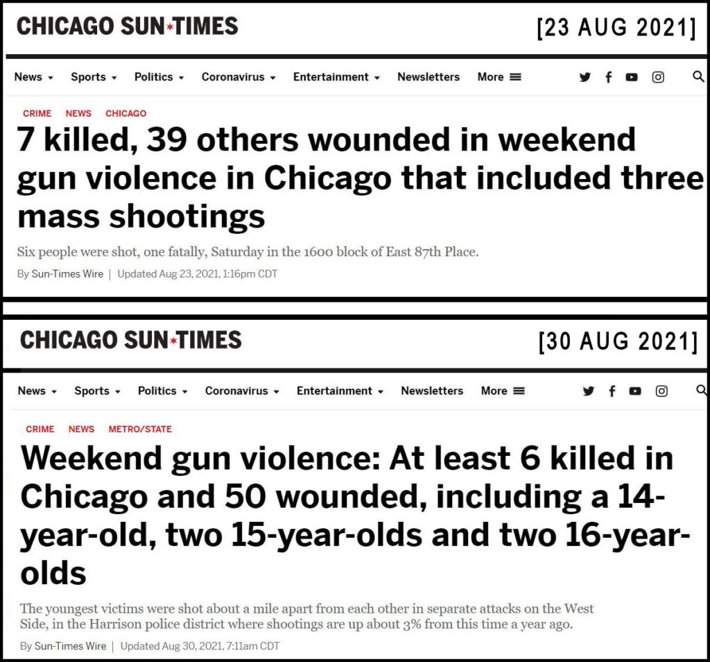 CST Chicago Weekend Violence 23&30Aug 2021