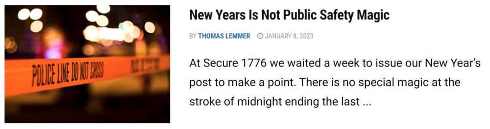 Secure 1776 Content: Republished by Law Officer on 8 January 2023. 