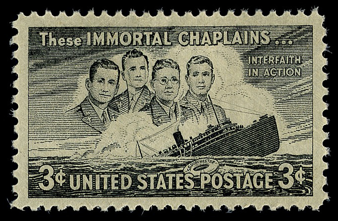 These Immortal Chaplains Memorial Stamp