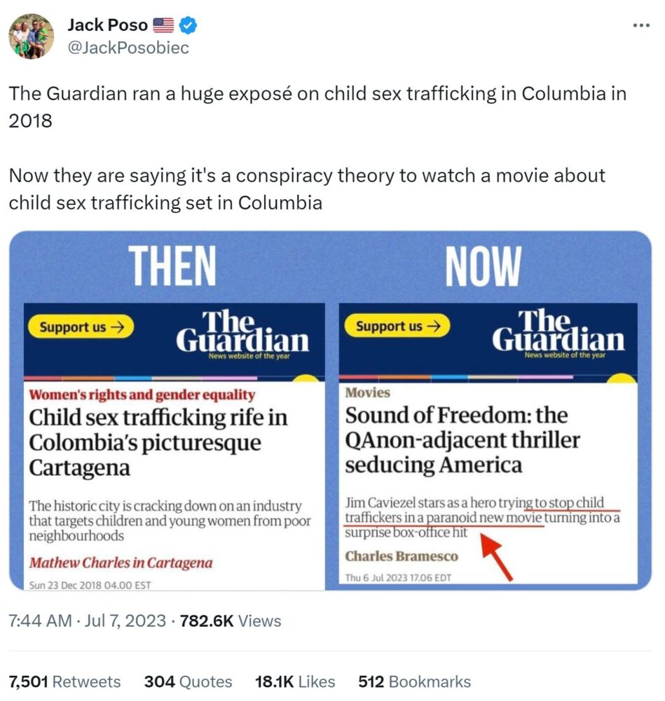 Guardian and Human Trafficking Coverage